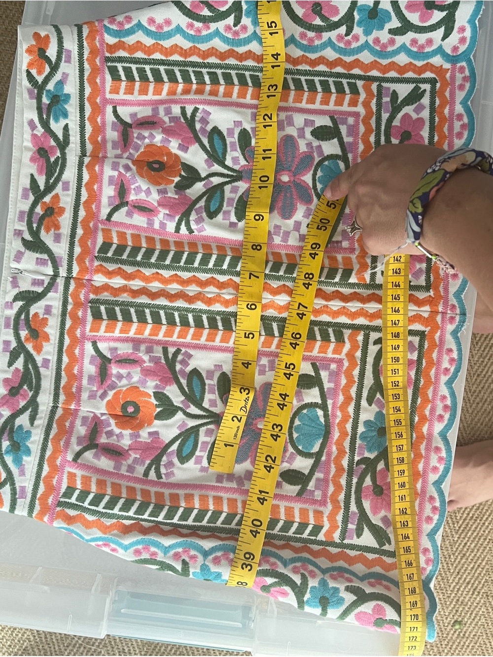 Embroidered Floral Mini Skirt - Multicolor - Picture 8 of 8